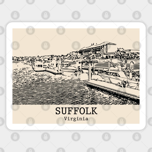 Suffolk - Virginia Magnet by Lakeric